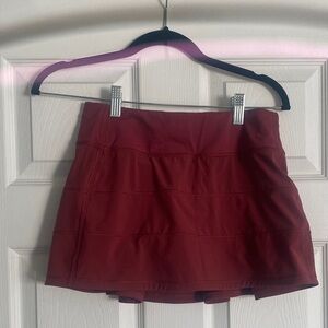 Lululemon Athletica Red Skirt